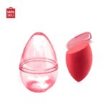 اسفنج آرایشی مینیسو سر کج نوک تیز با کیس مسافرتی شفاف - Image 2