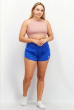 شلوارک کوتاه ورزشی زنانه اسیکس مدل Mesh short - Image 4