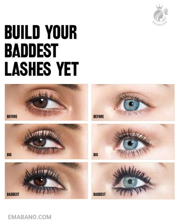 ریمل مشکی حجم دهنده رولون مدل Big Bad Lash | ضدحساسیت و اشک - Image 3