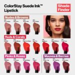 رژ لب جامد مات کالر استی رولون مدل Suede Ink | مخملی و 24ساعته - Image 25
