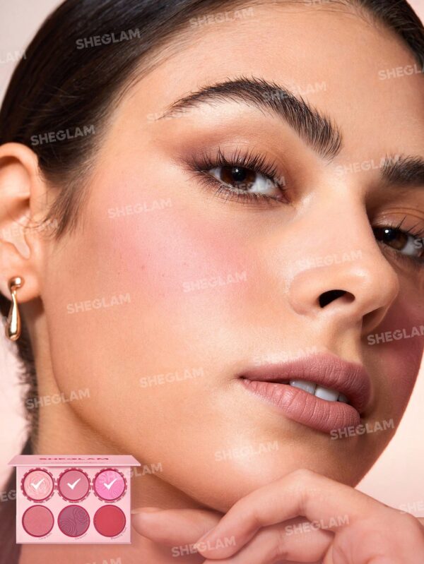 پالت رژگونه 6 رنگ شیگلم FLORAL FLUSH - Image 2