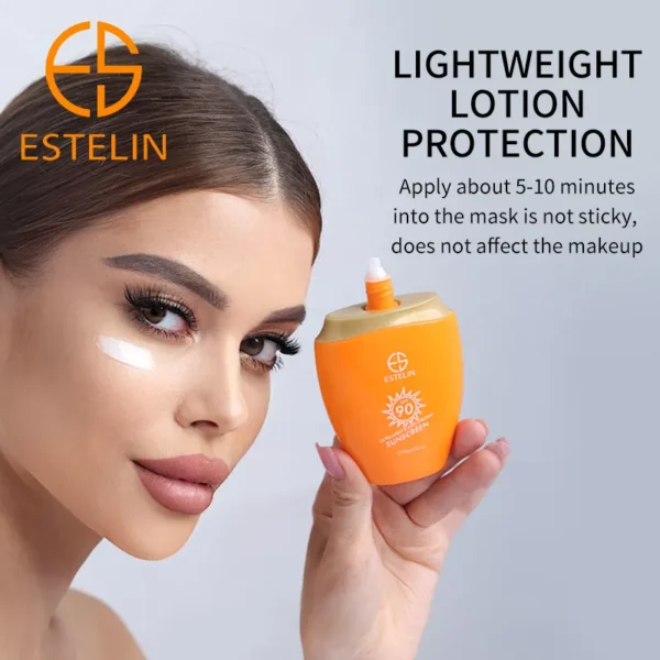 کرم ضد آفتاب بدون رنگ استلین SPF 90 مدل ultra-light - Image 4