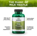 مکمل Milk Thistle سوانسون | محافظ کبد و آنتی‌اکسیدان قوی - Image 5