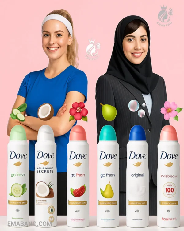 اسپری ضدتعریق آبرسان داو Go Fresh - Image 3