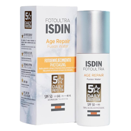 ضدآفتاب و ضدپیری ایزدین فیوژن واتر Age Repair SPF50 حجم 50 میل