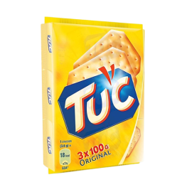 بیسکوییت کراکر نمکی پخته شده Tuc