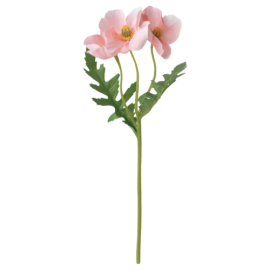 گل مصنوعی خشخاش صورتی ایکیا مدل SMYCKA